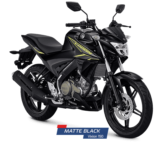 Vixion 150 matte black