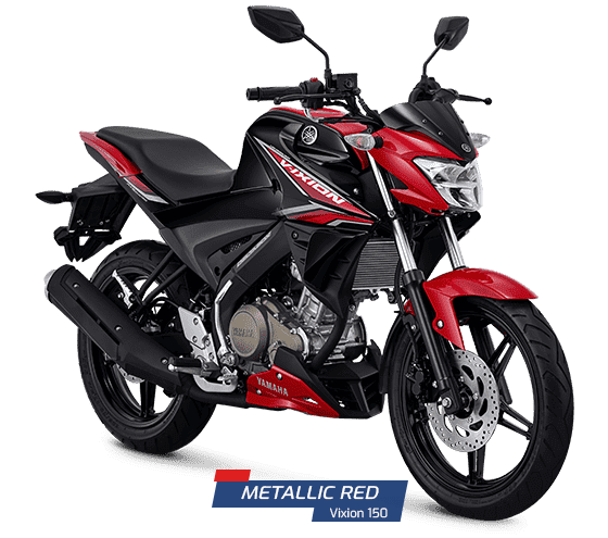 Vixion 150 metalic red